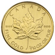 2009 1/10oz Canadian Maple Leaf Gold Coin