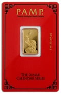 PAMP Year of the Rooster 5g Gold Bar