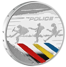 2023 Proof 1oz The Police Silver Coin Music Legends Boxed