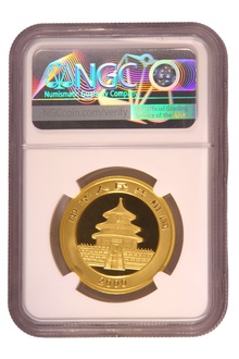 2000 1oz Chinese Panda Gold Coin Frosted Ring NGC MS67