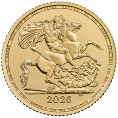 2026 Gold Half Sovereign Coin