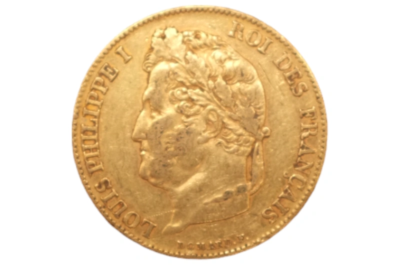 1838 20 French Francs - Louis-Philippe Laureate Head - A