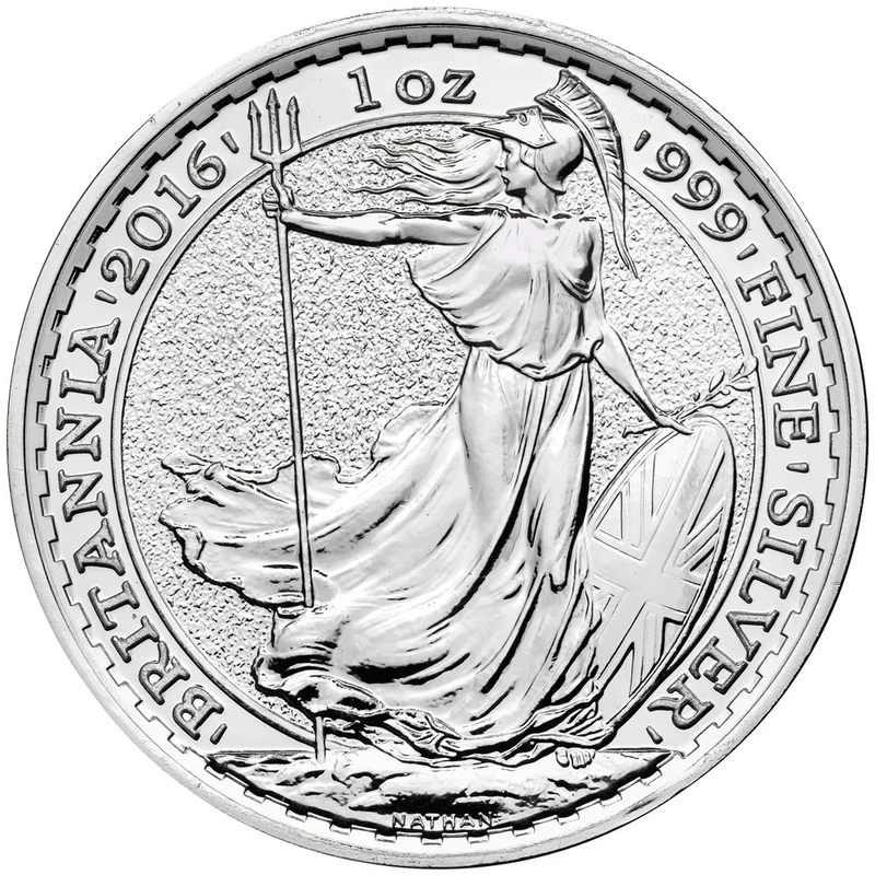 2016 1oz Silver Britannia Coin Lunar Edge Year of the Monkey
