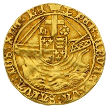 1499-1502 Gold Angel Coin Henry VIII Anchor