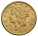 1907 $20 Double Eagle Liberty Head Gold Coin, Denver