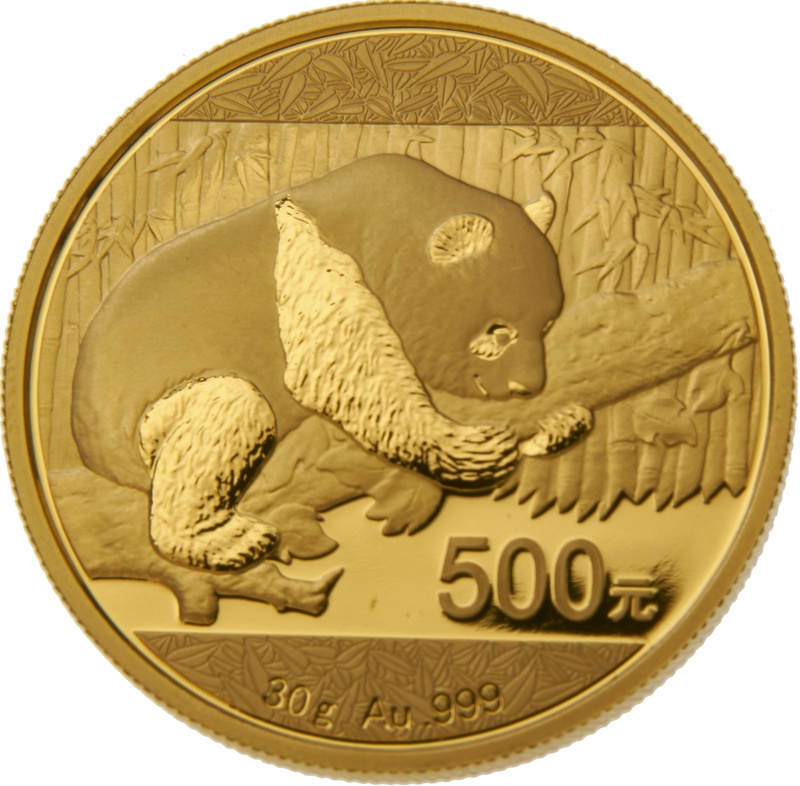 2016 30g Gold Chinese Panda Coin