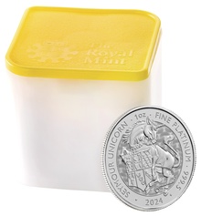 2024 Seymour Unicorn Platinum Coin Tudor Beasts 1oz