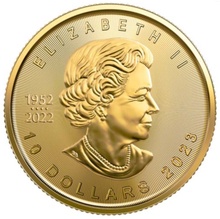 2023 1/4oz Canadian Maple Leaf Gold Coin