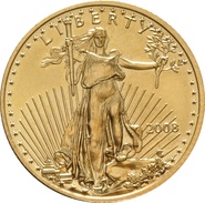 2008 Quarter Ounce Eagle Gold Coin