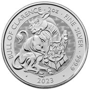 2023 Bull of Clarence Silver Coin Tudor Beasts 2oz