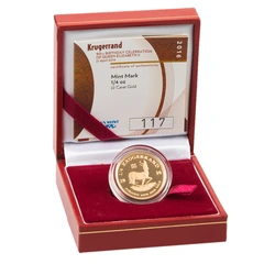 2016 Proof 1/4oz Krugerrand Gold Coin QEII 90th Birthday Boxed