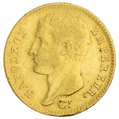 1807 French 20 Francs Gold Coin Napoleon I Bare Head (Temporary) A