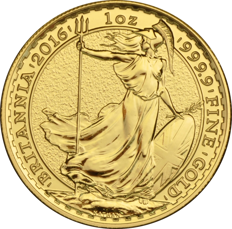 2016 Gold Britannia Coin 1oz Uniface Obverse Mint Error NGC MS67