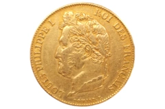 1833 20 French Francs - Louis-Philippe Laureate Head - A
