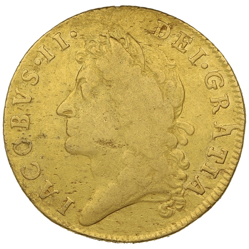 1685 Gold Guinea Coin James II