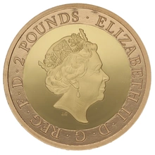 2018 Proof £2 Gold Coin RAF Centenary Badge Boxed