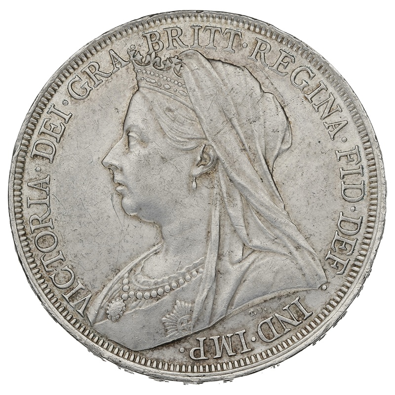 1897 LXI Queen Victoria Silver Milled Crown