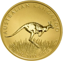 2008 Australian Kangaroo Gold Nugget Coin 1oz