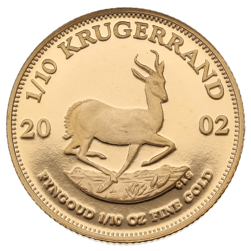 2002 Proof Tenth Ounce Krugerrand