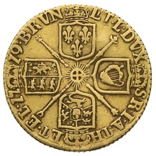 1719 Gold Half Guinea Coin George I