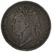 1821 Silver Crown Coin George IV