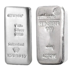 1kg Silver Bar Grade B