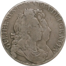 1692 William and Mary Silver Crown - Fine