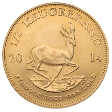 2014 1/2oz Krugerrand Gold Coin