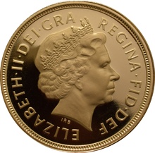 2005 Proof Gold Half Sovereign Coin