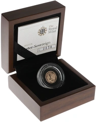 2012 Proof Quarter Sovereign Gold Coin Boxed
