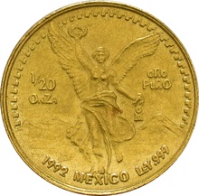Mexican Libertad Gold Coin 1/20oz