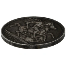1890 Silver Crown Coin Queen Victoria