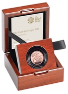 2019 Gold Proof Half Sovereign Boxed