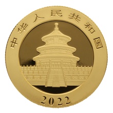 2022 8g Chinese Panda Gold Coin