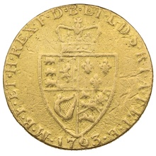 1793 George III Gold Guinea - Very Good