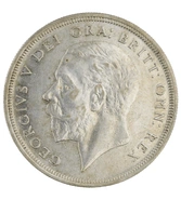 1927 Proof Silver Crown Coin George V Christmas Crown Uncirculated