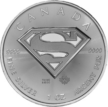 2016 Superman Silver Coin 1oz Canadian Mint