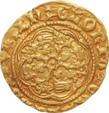 Quarter Noble Gold Coin Richard II Fine