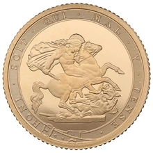 2017 Proof Gold Half Sovereign Elizabeth II Fifth Head