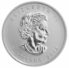 2014 1oz Canadian Peregrine Falcon Silver Coin
