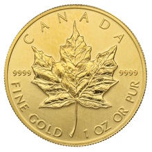 1991 Canadian Maple Leaf Gold Coin 1oz