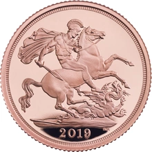 2019 Proof Gold Sovereign 3 Coin Premium Set Boxed