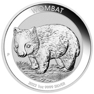 2022 1oz Silver Australian Wombat