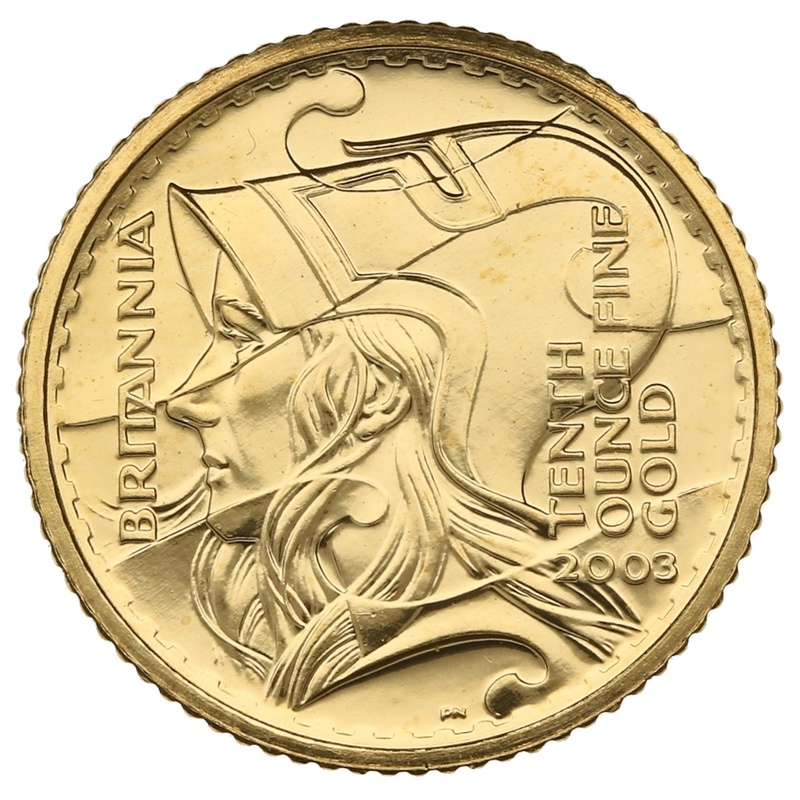 2003 1/10oz Gold Britannia Coin