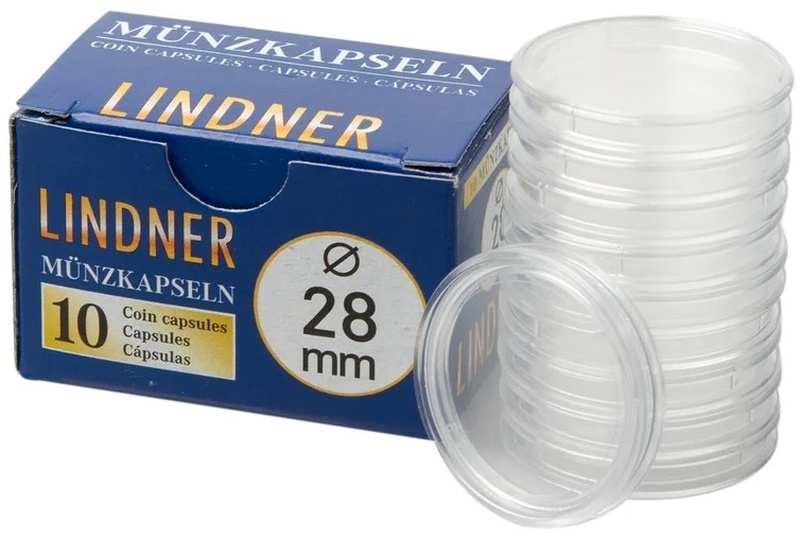 Lindner Coin Capsules 28mm 10 Box