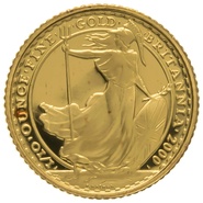 2000 Proof 1/10oz Gold Britannia Coin