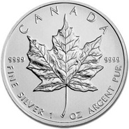 2013 1oz Canadian Maple Silver Coin