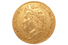 1838 20 French Francs - Louis-Philippe Laureate Head - A