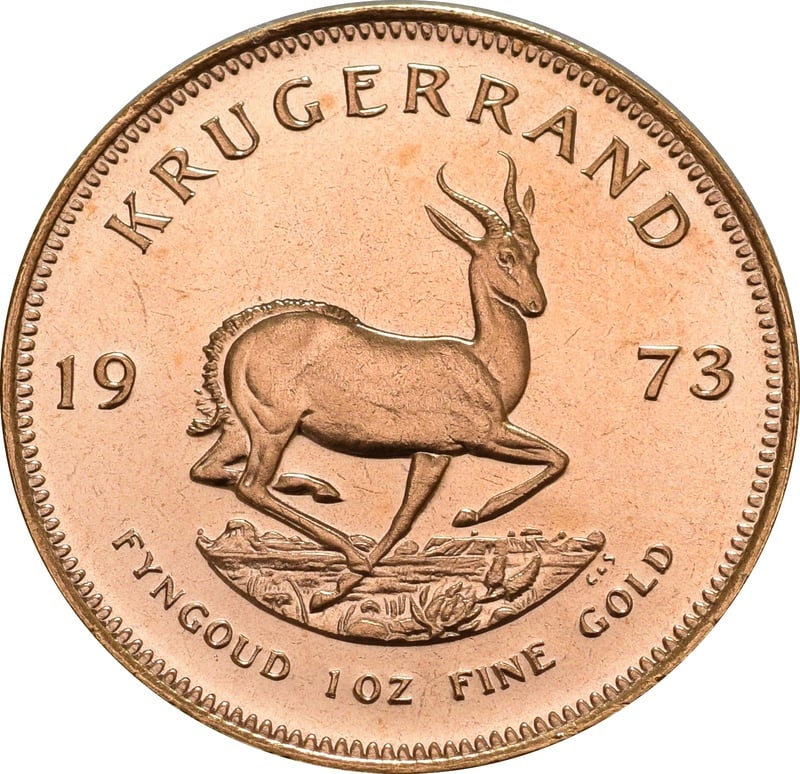 1973 Krugerrand Gold Coin 1oz