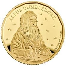 2023 Proof 1/4oz 25th Anniversary of Harry Potter Gold Coin Dumbledore Boxed